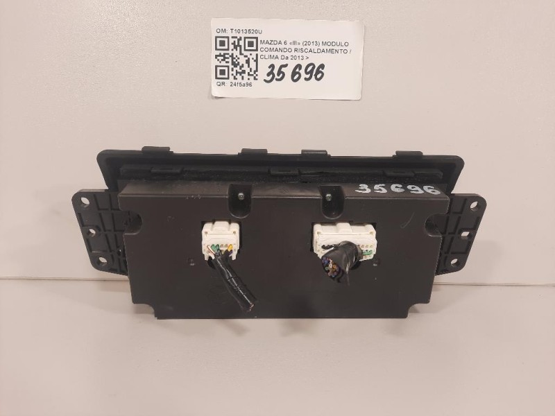 Modulo Comando Riscaldamento Clima T1013520U Mazda 6 III 2013