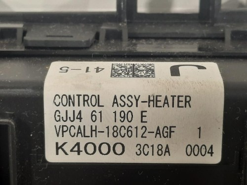 Modulo Comando Riscaldamento Clima VPCALH-18C612-AGF Mazda 6 III 2013