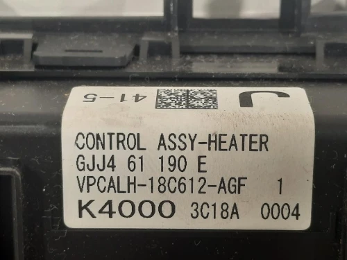 Modulo Comando Riscaldamento Clima VPCALH-18C612-AGF Mazda 6 III 2013