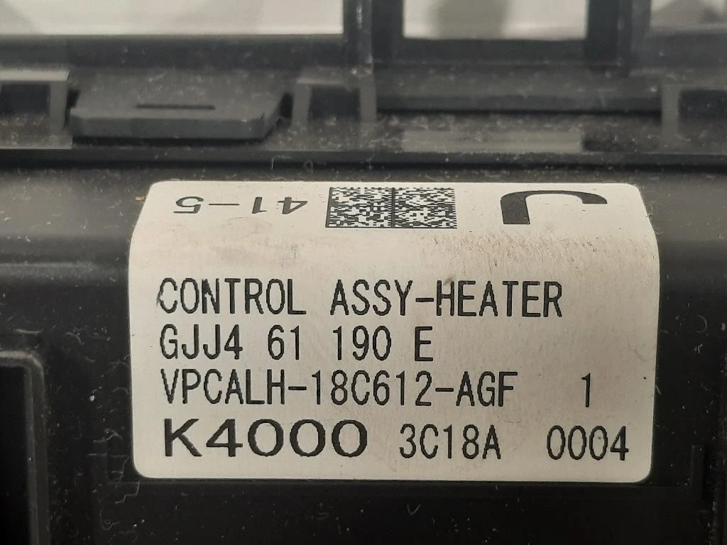 Modulo Comando Riscaldamento Clima VPCALH-18C612-AGF Mazda 6 III 2013