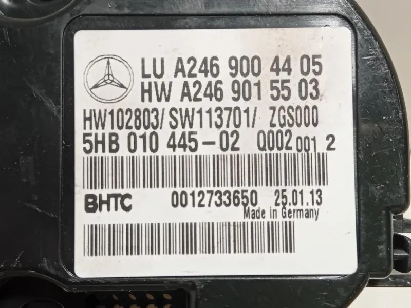 Modulo Comando Riscaldamento Clima A246 900 44 05 Mercedes Classe A W176 2013