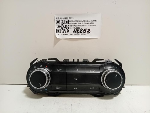 Modulo Comando Riscaldamento Clima A246 900 44 05 Mercedes Classe A W176 2013