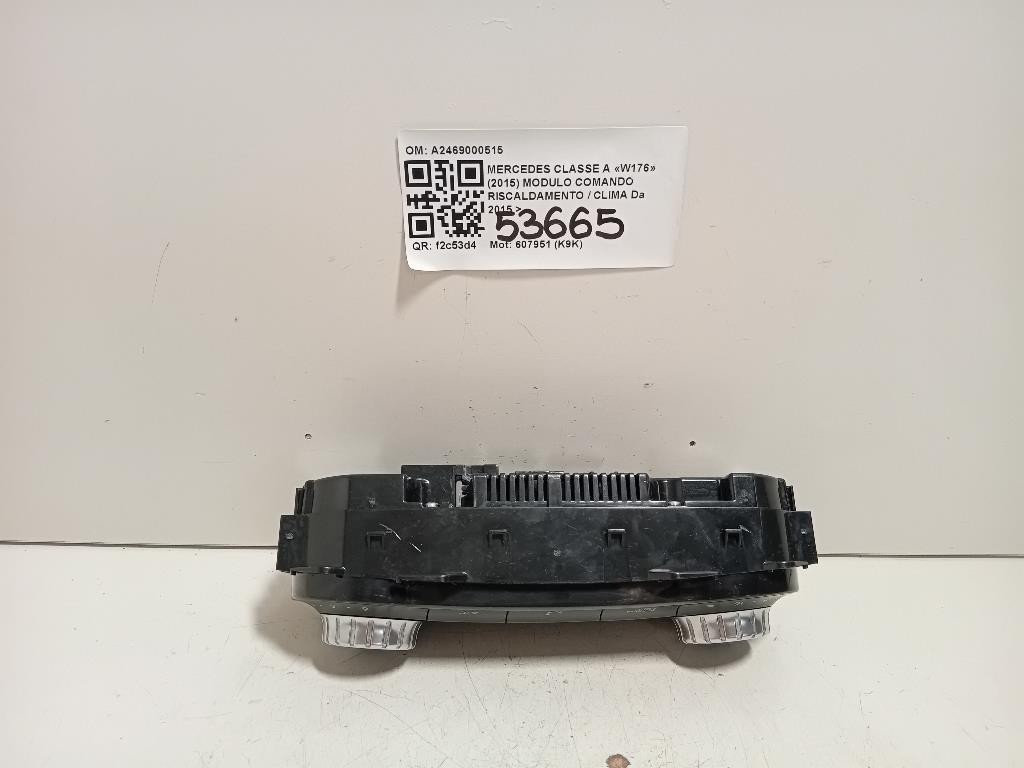 Modulo Comando Riscaldamento Clima A2469000515 Mercedes Classe A W176 2015