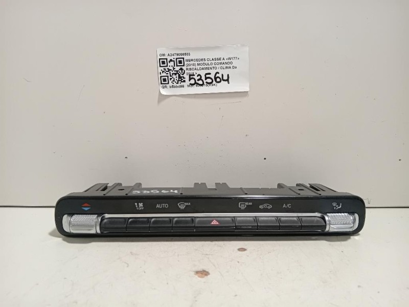 Modulo Comando Riscaldamento Clima A2479056503 Mercedes Classe A W177 2018