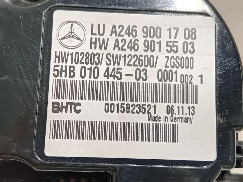 Modulo Comando Riscaldamento Clima A2469001708 Mercedes Classe B W246 2012
