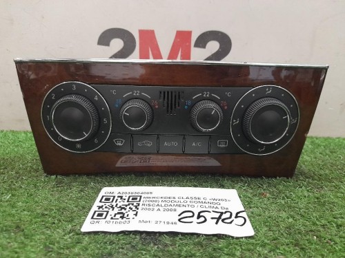 Modulo Comando Riscaldamento Clima A2038304085 Mercedes Classe C W203 2000