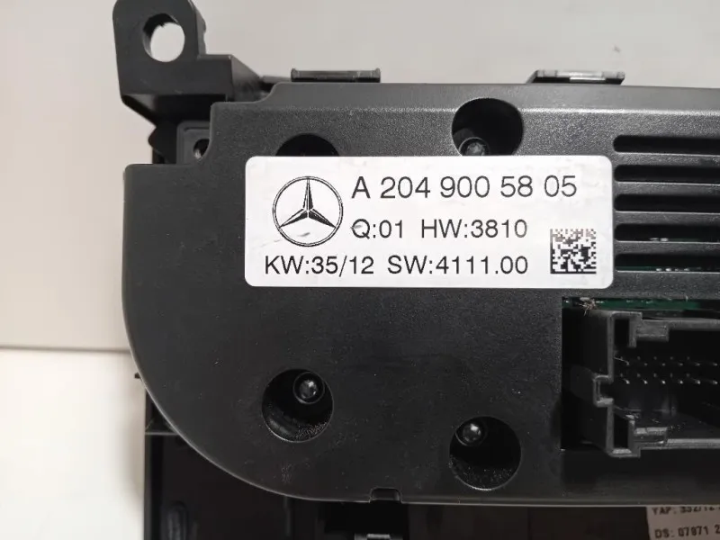 Modulo Comando Riscaldamento Clima A2049005805 Mercedes Classe C W204 2011