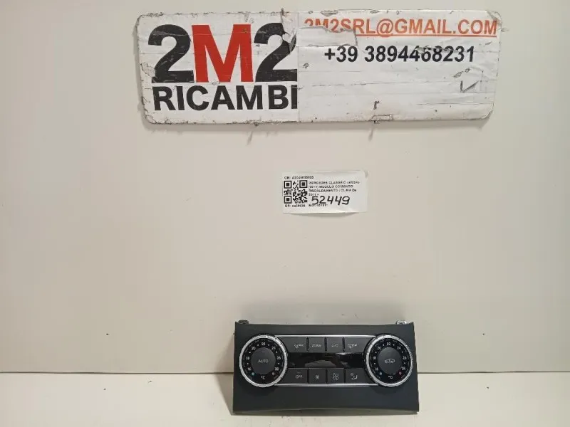 Modulo Comando Riscaldamento Clima A2049005805 Mercedes Classe C W204 2011