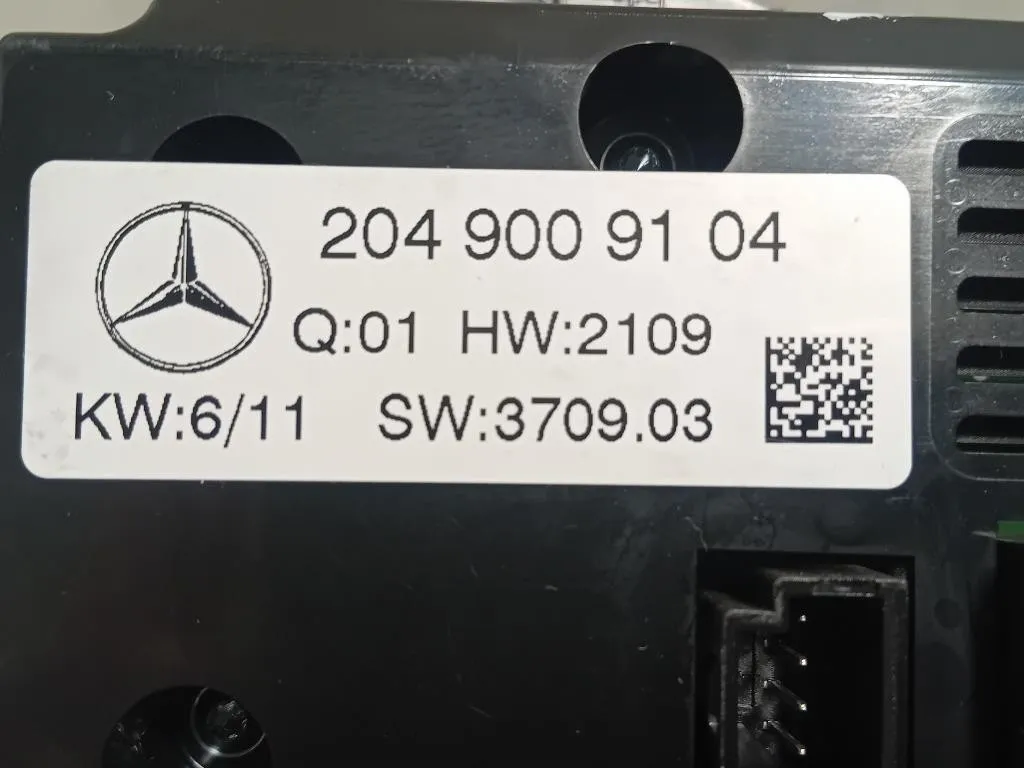 Modulo Comando Riscaldamento Clima A2049009104 Mercedes Classe C W204 2011