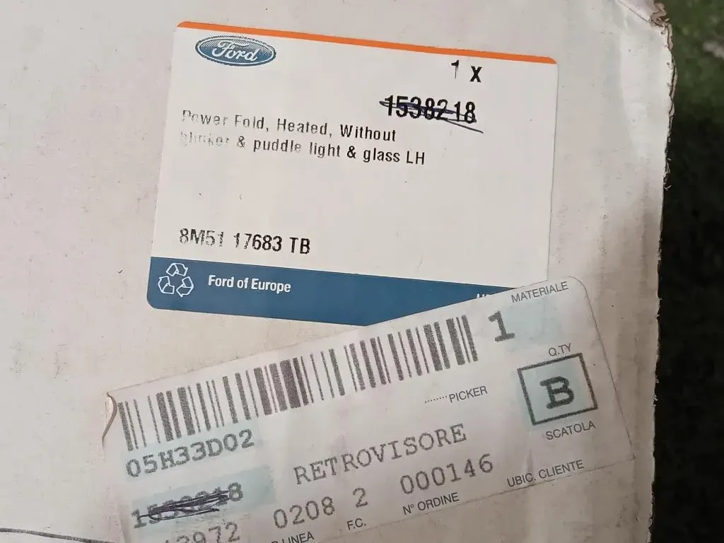 Retrovisore Esterno ANT SX 8M51-17683-VB Ford Focus II 2005