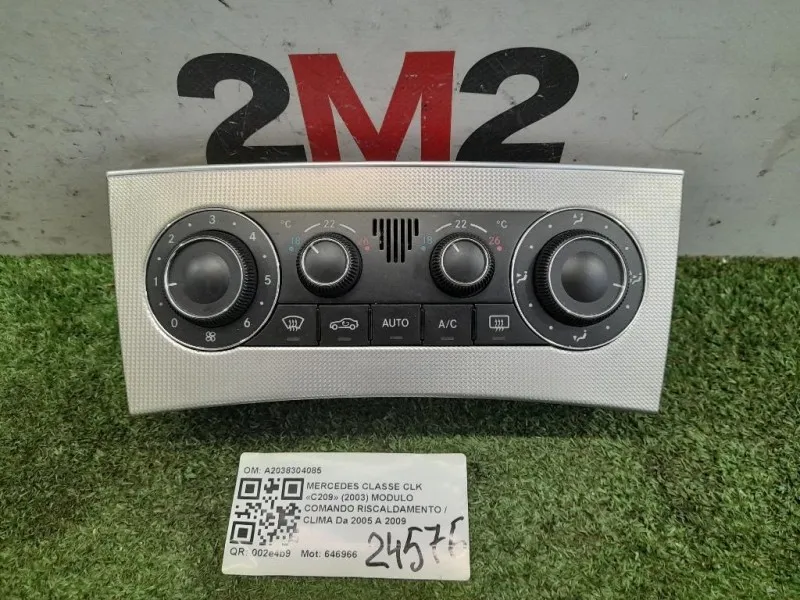 Modulo Comando Riscaldamento Clima A2038304085 Mercedes Classe CLK C209 2003