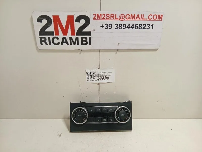 Modulo Comando Riscaldamento Clima A2049006608 Mercedes Classe E C207 Coupé 2010