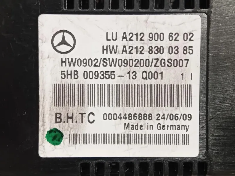 Modulo Comando Riscaldamento Clima A2129006202 Mercedes Classe E C207 Coupé 2010