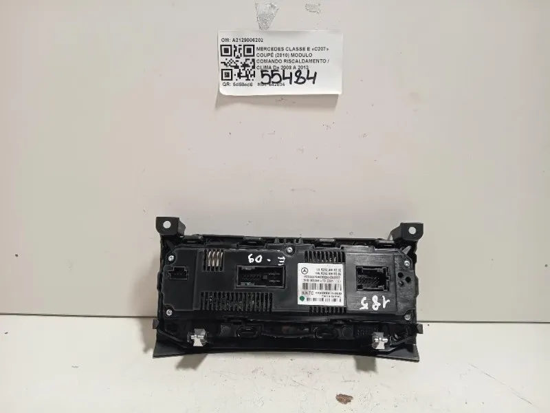 Modulo Comando Riscaldamento Clima A2129006202 Mercedes Classe E C207 Coupé 2010