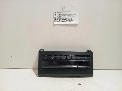 Modulo Comando Riscaldamento Clima A2129006202 Mercedes Classe E C207 Coupé 2010