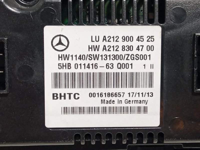 Modulo Comando Riscaldamento Clima A2129004525 Mercedes Classe E W212 2009