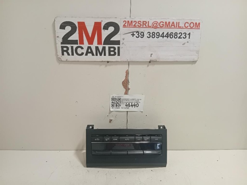 Modulo Comando Riscaldamento Clima A2129008711 Mercedes Classe E W212 2013