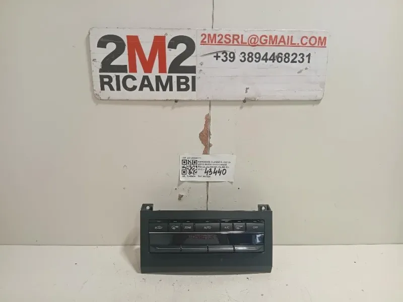 Modulo Comando Riscaldamento Clima A2129008711 Mercedes Classe E W212 2013