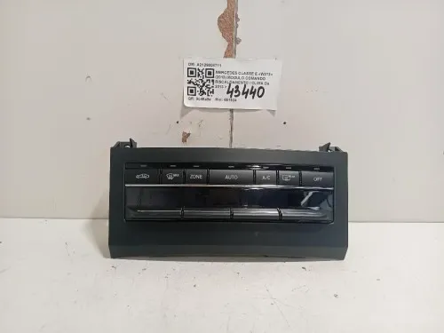 Modulo Comando Riscaldamento Clima A2129008711 Mercedes Classe E W212 2013