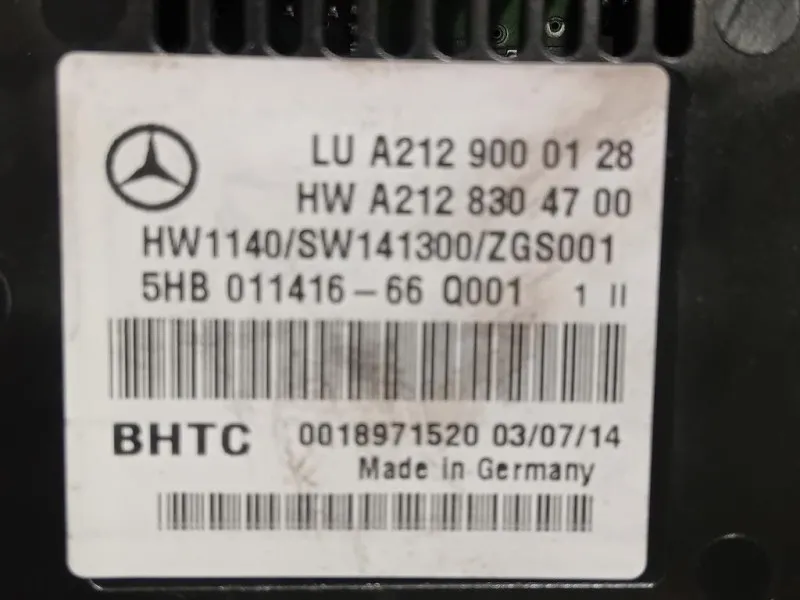 Modulo Comando Riscaldamento Clima A2129000128 Mercedes Classe E W212 2013