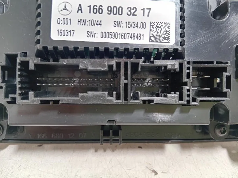 Modulo Comando Riscaldamento Clima A1669003217 Mercedes Classe GLE W166 2015