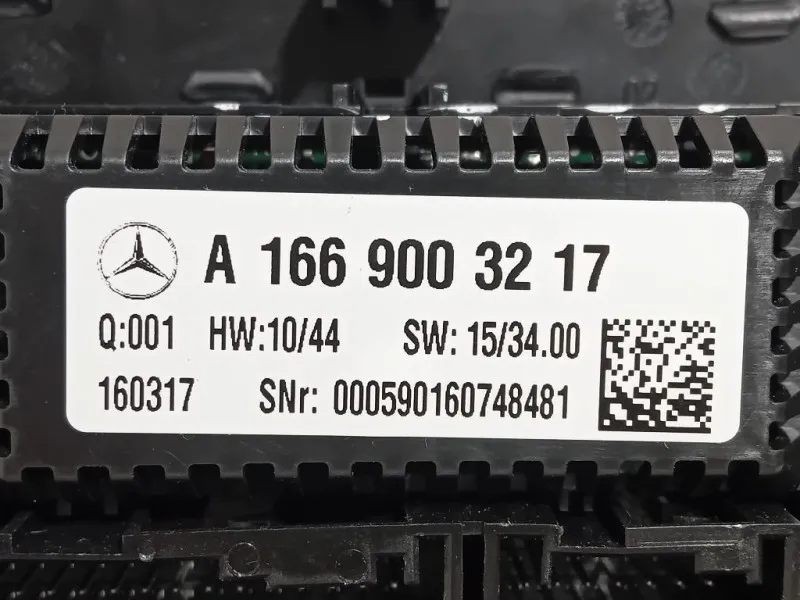 Modulo Comando Riscaldamento Clima A1669003217 Mercedes Classe GLE W166 2015