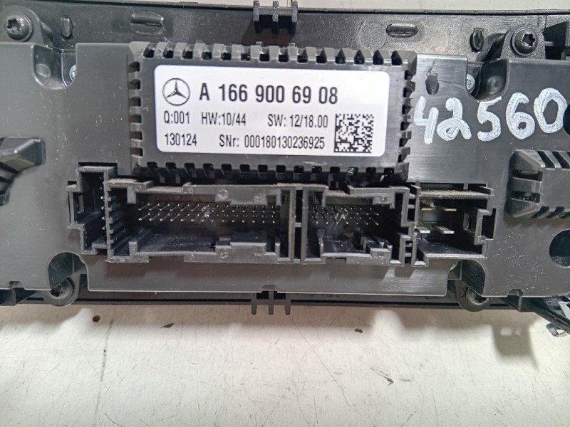 Modulo Comando Riscaldamento Clima A1669006908 Mercedes Classe ML W166 2012