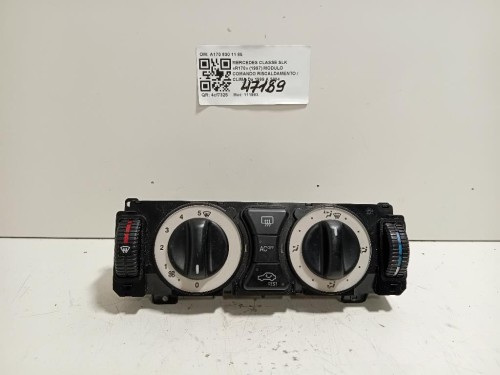 Modulo Comando Riscaldamento Clima A170 830 11 85 Mercedes Classe SLK R170 1997