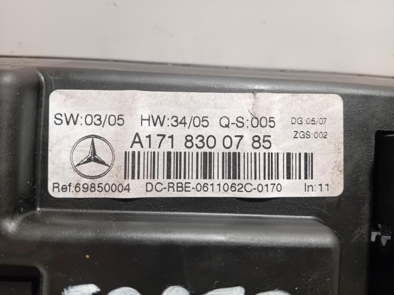 Modulo Comando Riscaldamento Clima A1718300785 Mercedes Classe SLK R171 2004