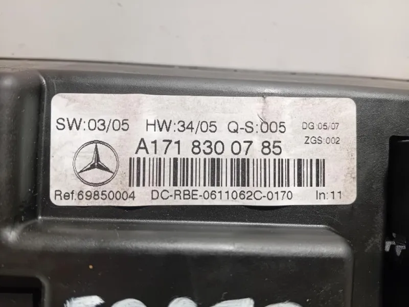 Modulo Comando Riscaldamento Clima A1718300785 Mercedes Classe SLK R171 2004