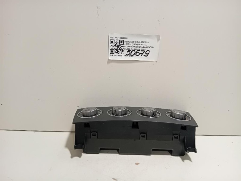 Modulo Comando Riscaldamento Clima A1718300785 Mercedes Classe SLK R171 2004