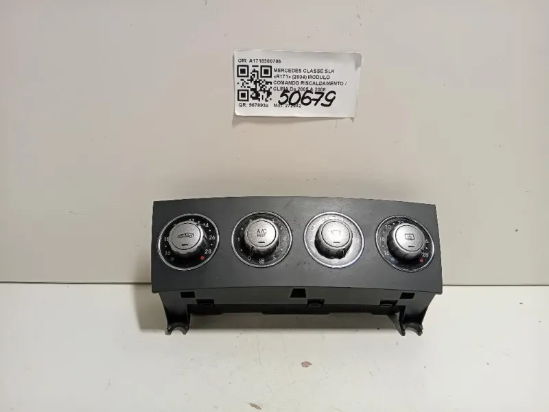Modulo Comando Riscaldamento Clima A1718300785 Mercedes Classe SLK R171 2004