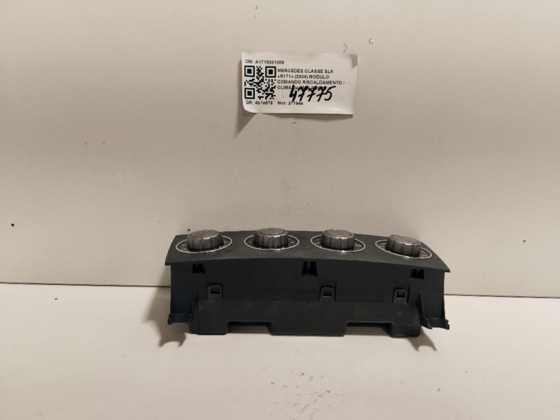 Modulo Comando Riscaldamento Clima A1718301085 Mercedes Classe SLK R171 2004