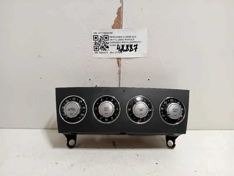 Modulo Comando Riscaldamento Clima A1718300785 Mercedes Classe SLK R171 2004