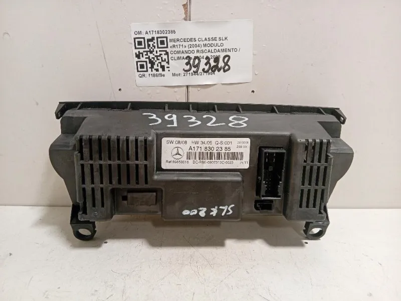 Modulo Comando Riscaldamento Clima A1718302385 Mercedes Classe SLK R171 2004