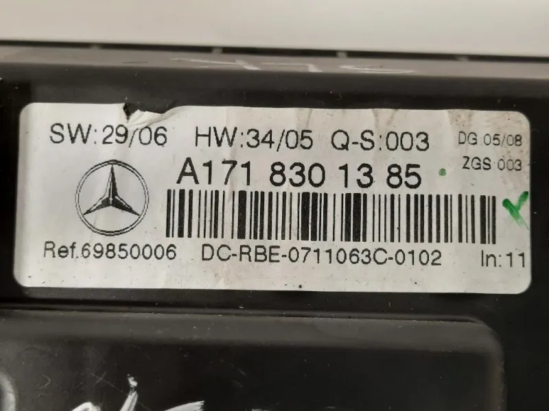Modulo Comando Riscaldamento Clima A1718300785 Mercedes Classe SLK R171 2004