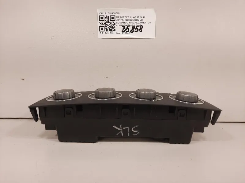 Modulo Comando Riscaldamento Clima A1718300785 Mercedes Classe SLK R171 2004