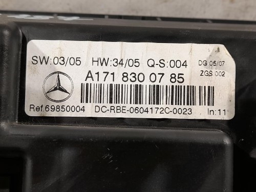 Modulo Comando Riscaldamento Clima A1718300785 Mercedes Classe SLK R171 2004