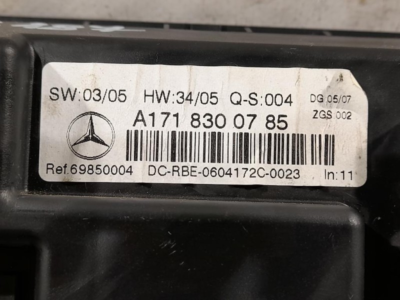 Modulo Comando Riscaldamento Clima A1718300785 Mercedes Classe SLK R171 2004