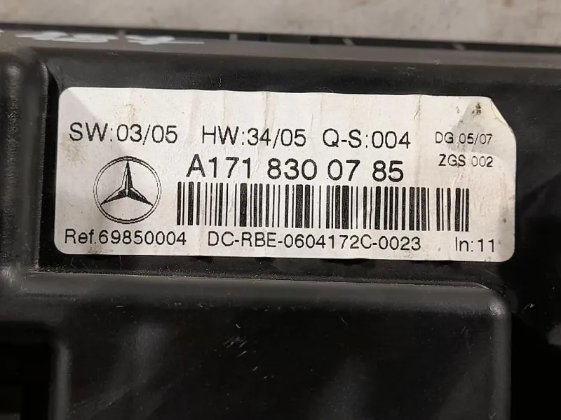 Modulo Comando Riscaldamento Clima A1718300785 Mercedes Classe SLK R171 2004