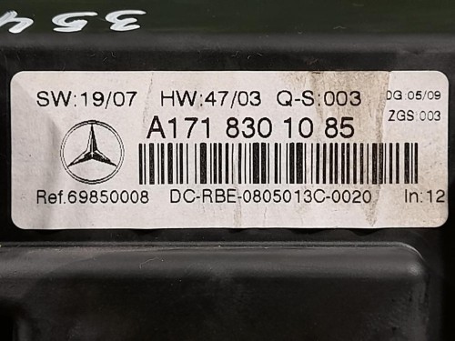 Modulo Comando Riscaldamento Clima A1718300785 Mercedes Classe SLK R171 2008
