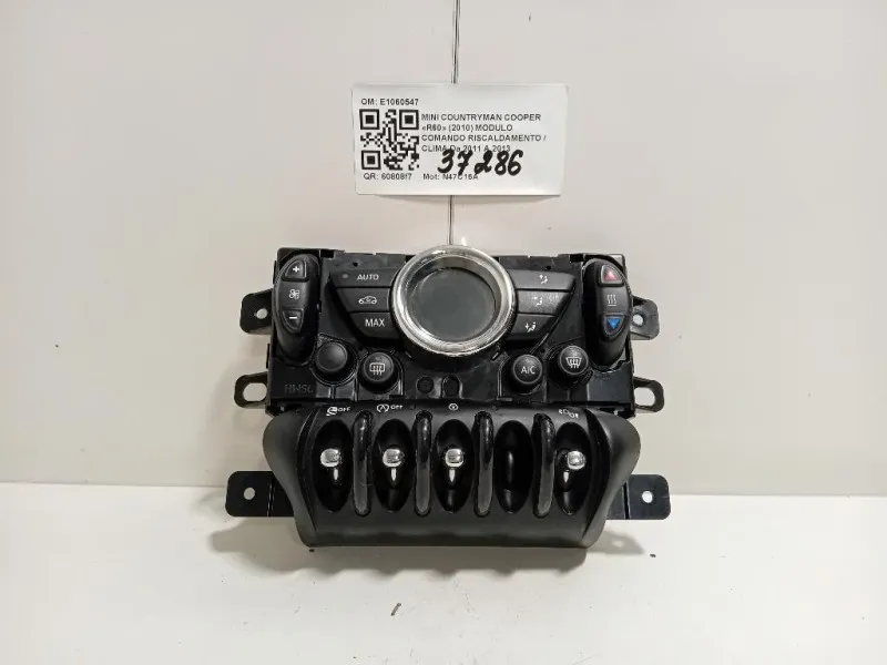 Modulo Comando Riscaldamento Clima E1060547 Mini Countryman Cooper R60 2010