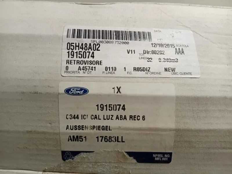 Retrovisore Esterno ANT SX 1915074 Ford S-max II 2015