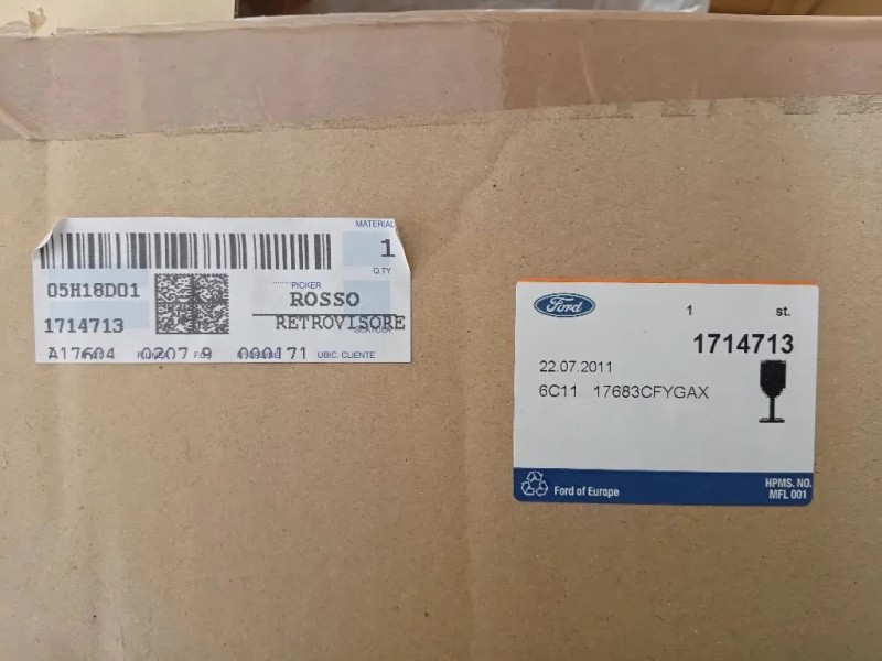 Retrovisore Esterno ANT SX 6C11 17683CFYGAX Ford Transit V 2006