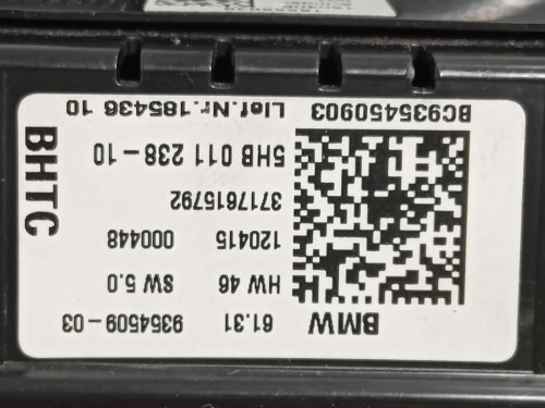 Modulo Comando Riscaldamento Clima 9354509-03 Mini MINI Cooper F56 2014