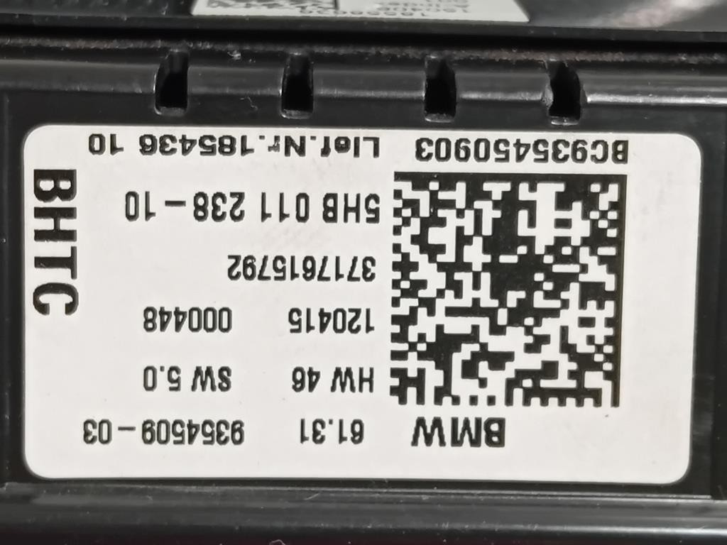 Modulo Comando Riscaldamento Clima 9354509-03 Mini MINI Cooper F56 2014