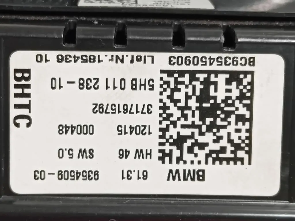 Modulo Comando Riscaldamento Clima 9354509-03 Mini MINI Cooper F56 2014