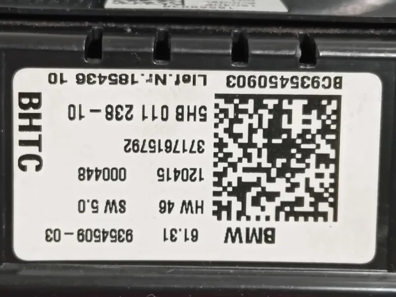 Modulo Comando Riscaldamento Clima 9354509-03 Mini MINI Cooper F56 2014