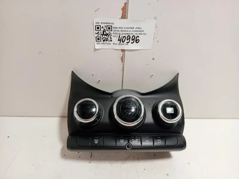 Modulo Comando Riscaldamento Clima 9354509-03 Mini MINI Cooper F56 2014