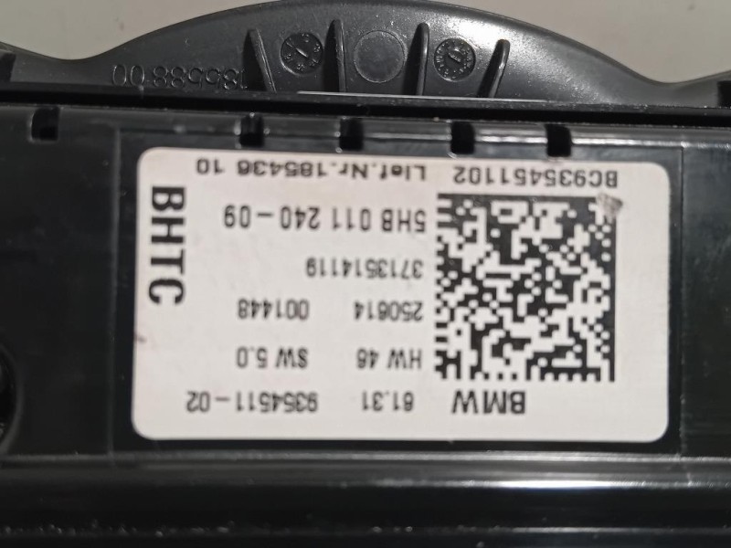 Modulo Comando Riscaldamento Clima 61319354511 Mini MINI Cooper R56 2007